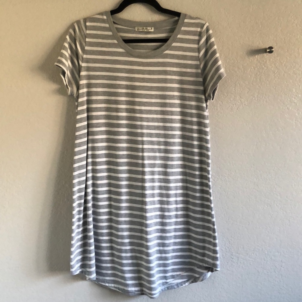 Striped T-Shirt Dress